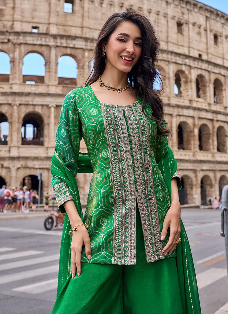 Elegant Green SYSHM - Indian Dress House 786