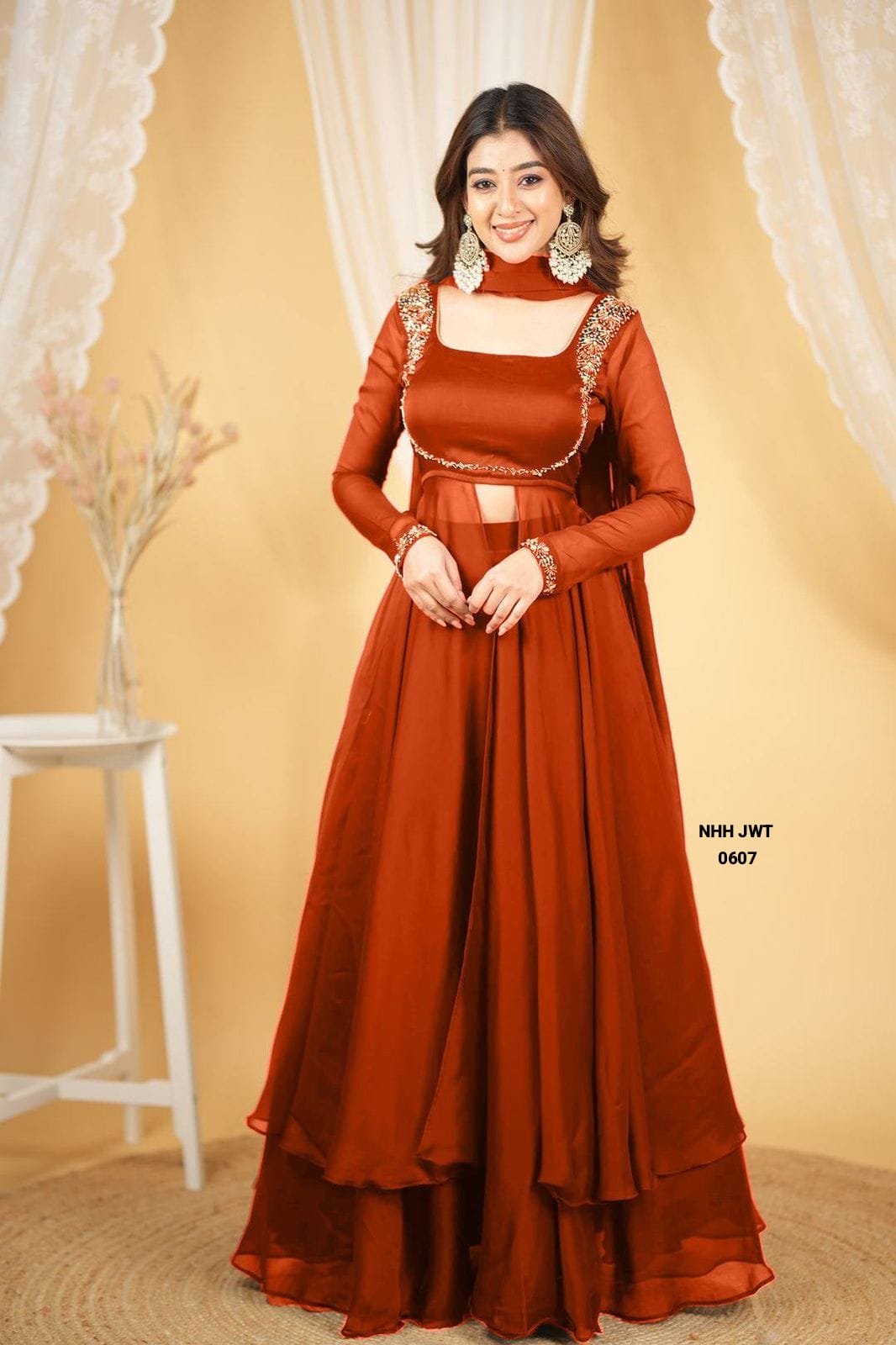Elegant Lengha ZFLS - Indian Dress House 786