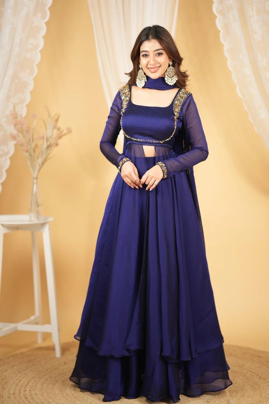 Elegant Lengha ZFLS - Indian Dress House 786