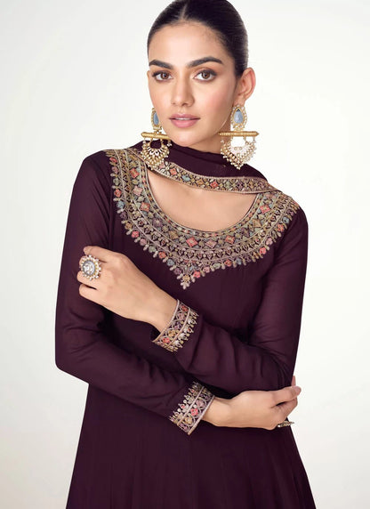 Elegant Purple AVS - Indian Dress House 786