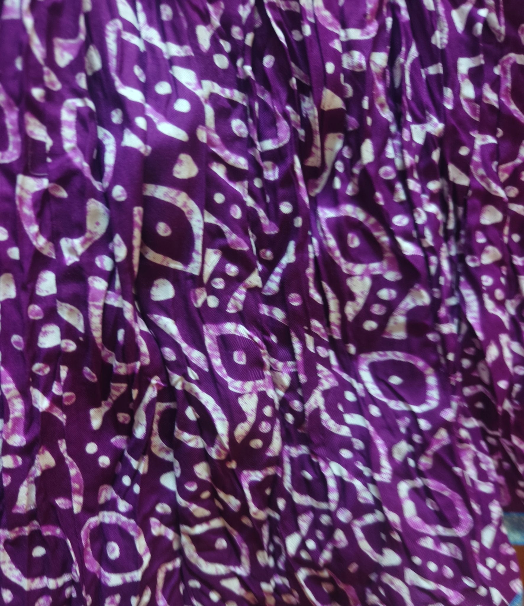 Elegant Purple Print Skirt - Indian Dress House 786