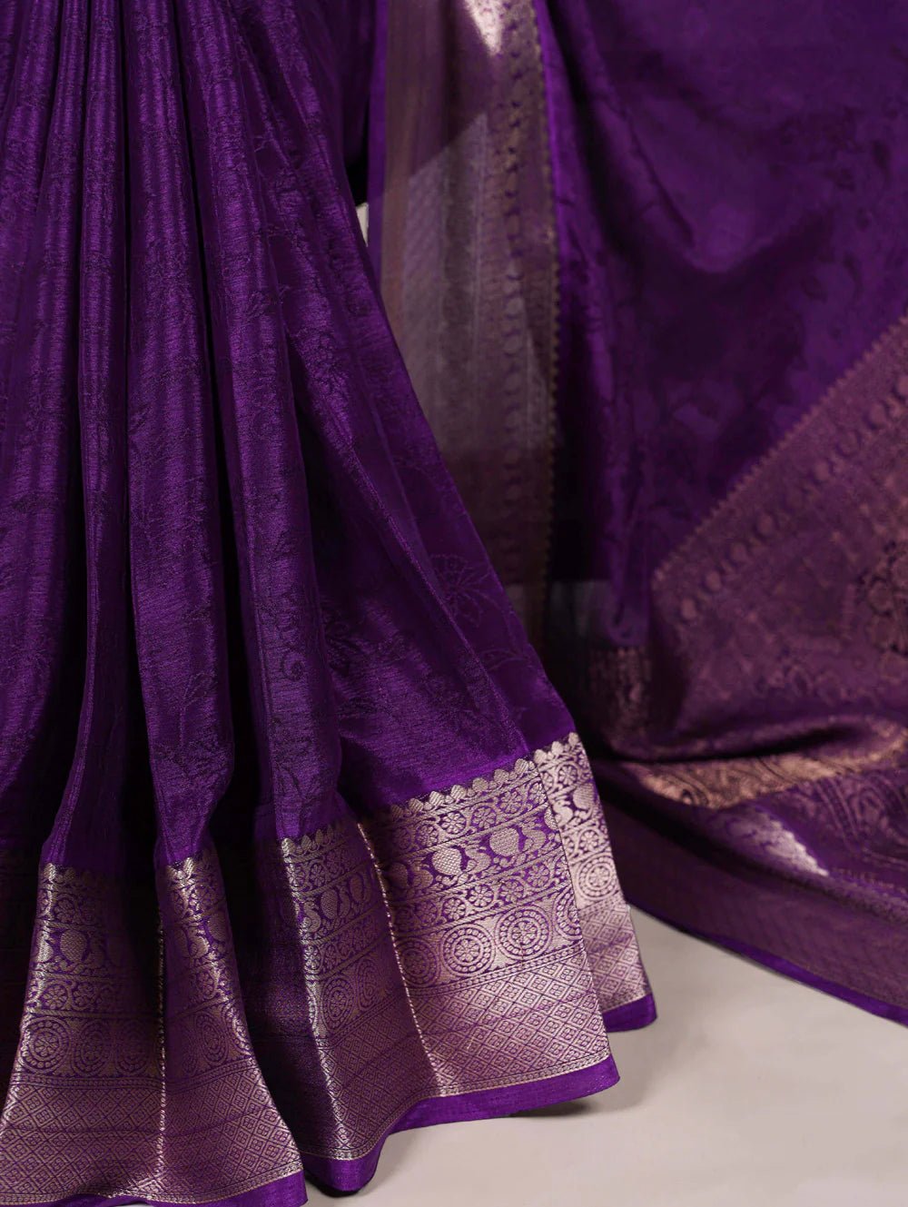 Elegant Purple YF Sraee - Indian Dress House 786