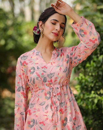 Elegant Soft Floral DTS CO - ORD FVD - Indian Dress House 786