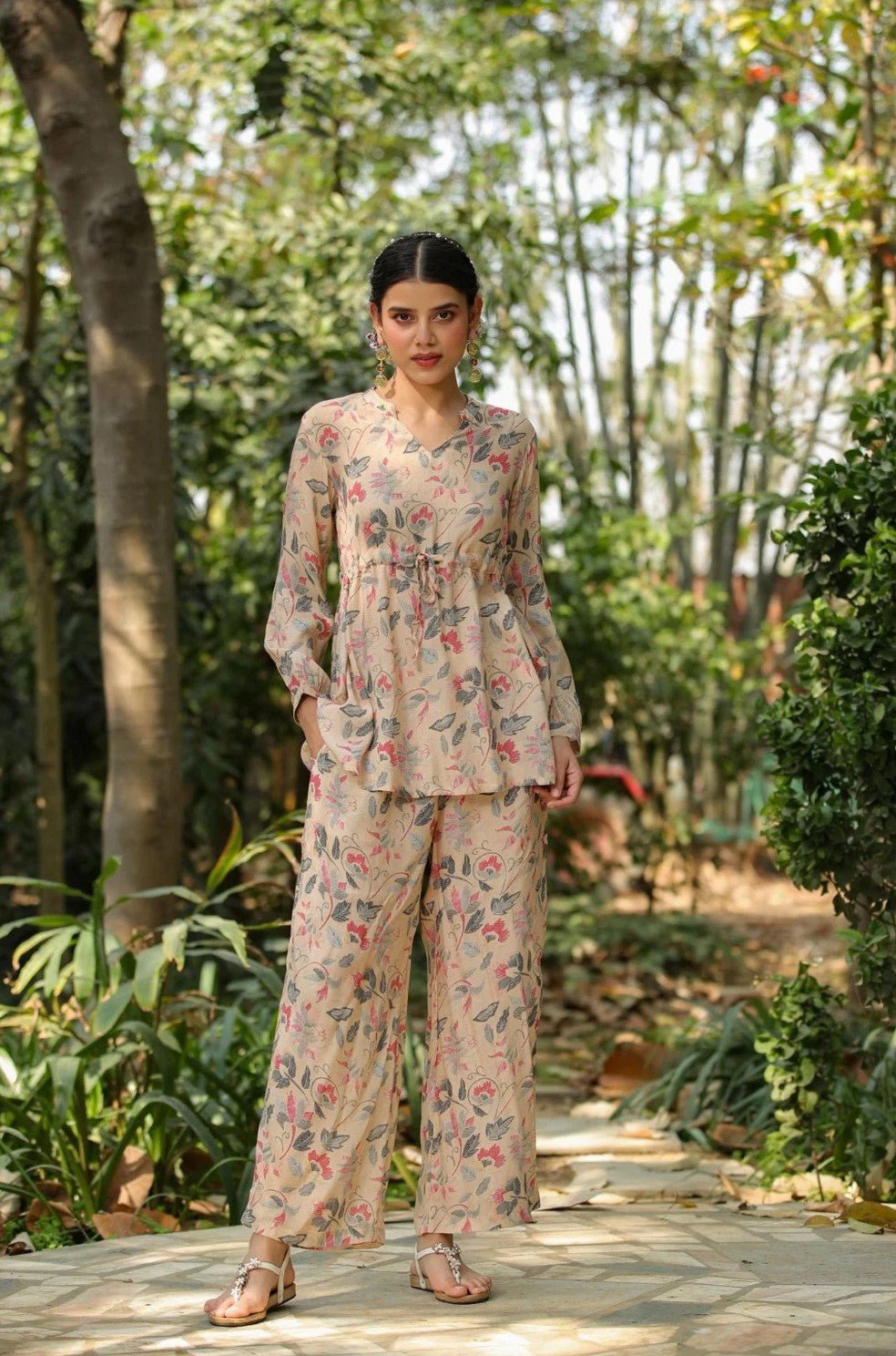 Elegant Soft Floral DTS CO - ORD FVD - Indian Dress House 786