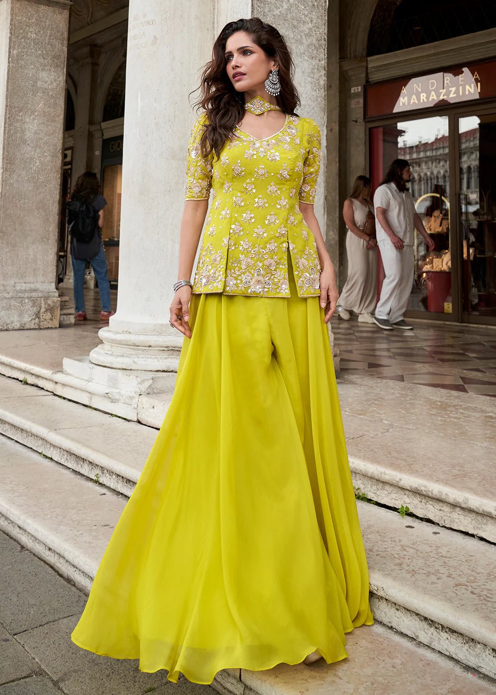 Elegant Yellow SYBP - Indian Dress House 786