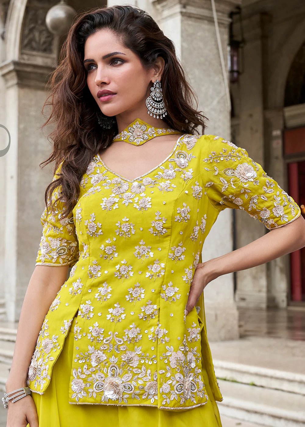 Elegant Yellow SYBP - Indian Dress House 786