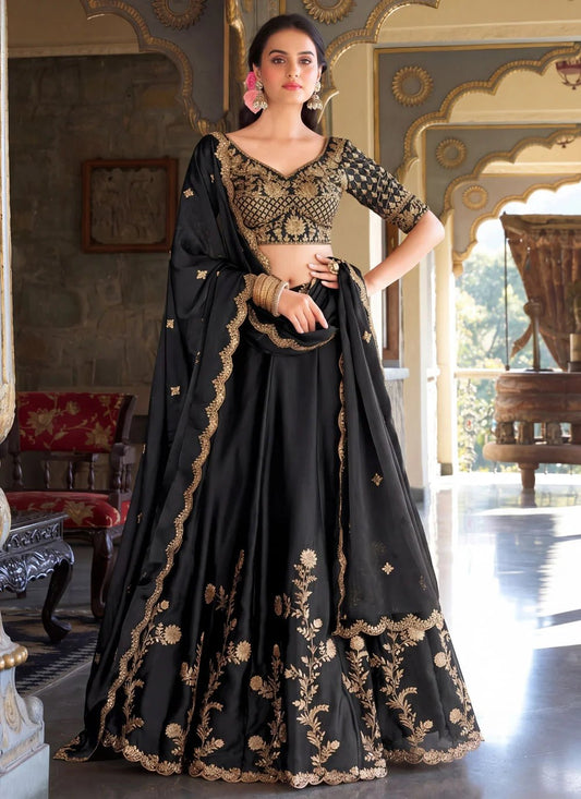 Excluisve Black Floral ZNL - Indian Dress House 786
