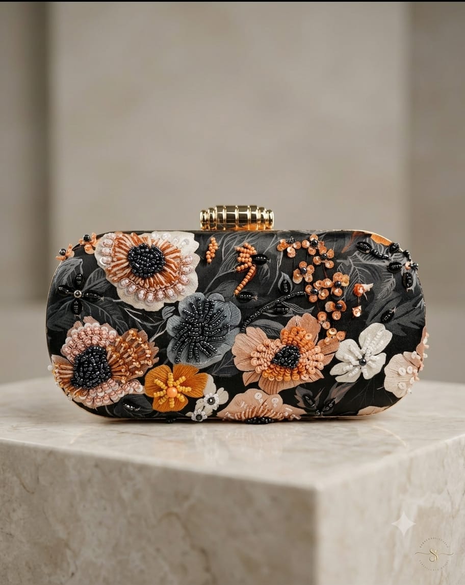 Exclusive Black Floral CFB - Indian Dress House 786