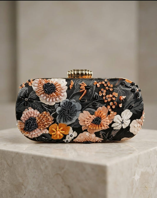 Exclusive Black Floral CFB - Indian Dress House 786