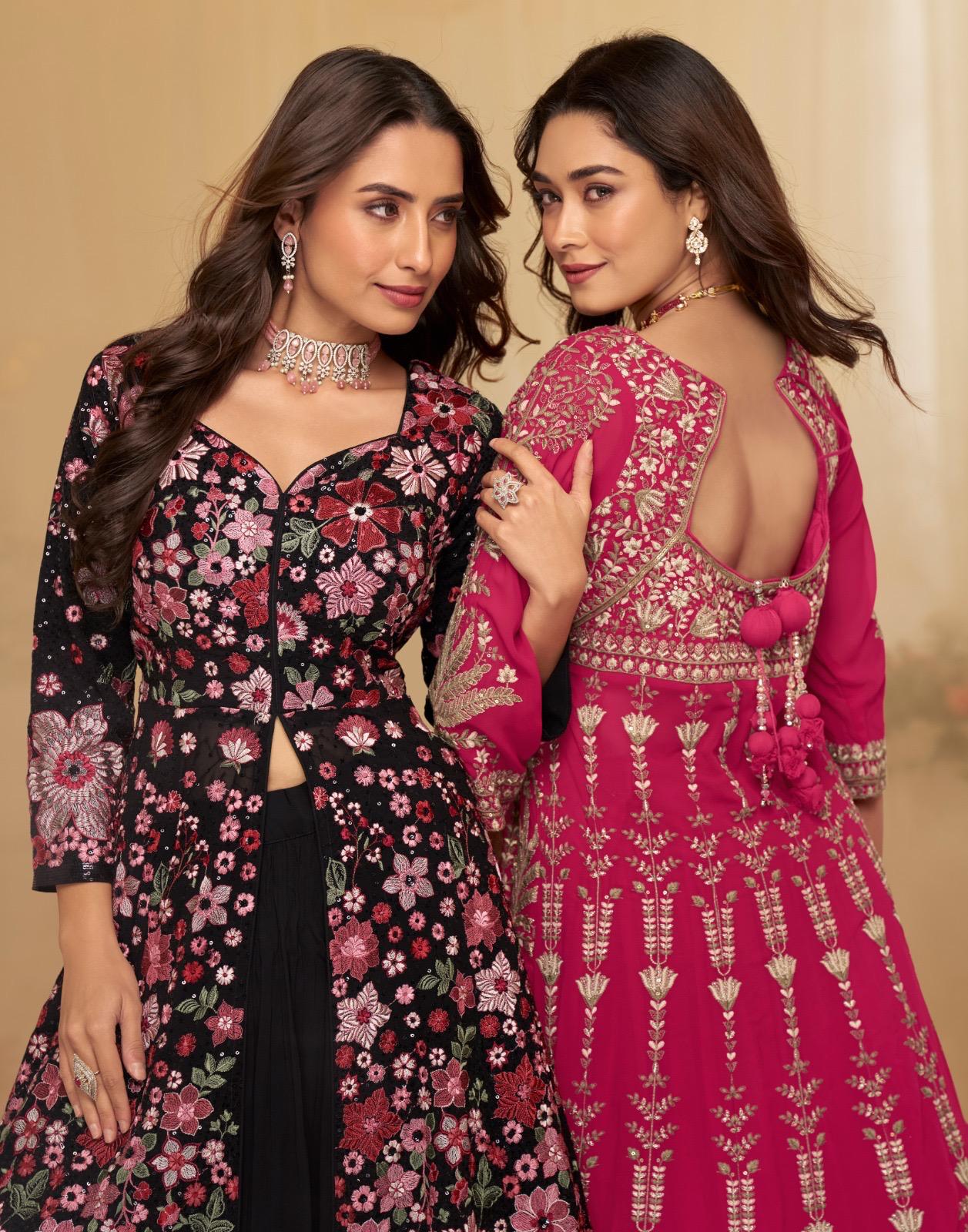 Exclusive Black Floral SYRJ - Indian Dress House 786