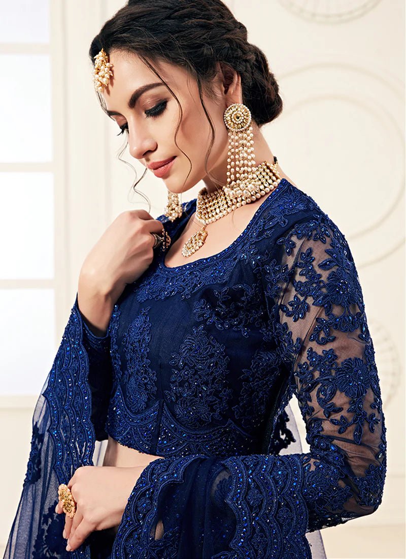 Exclusive Dark Blue ALZL - Indian Dress House 786