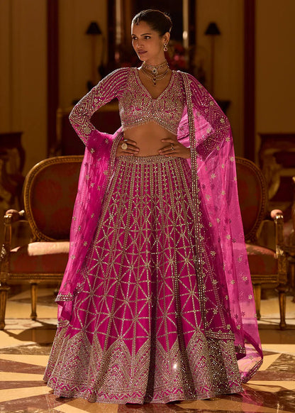 Exclusive Pink & Gold SYPL - Indian Dress House 786