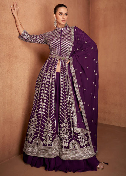 Exclusive Purple GKWJ - Indian Dress House 786