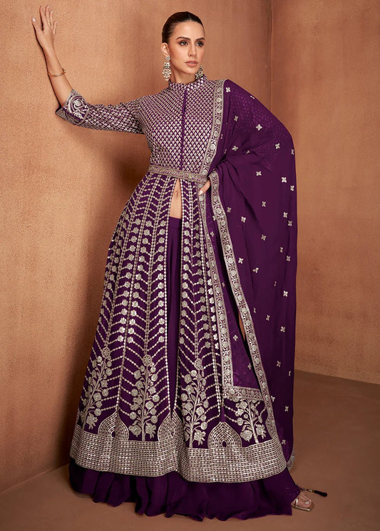 Exclusive Purple GKWJ - Indian Dress House 786