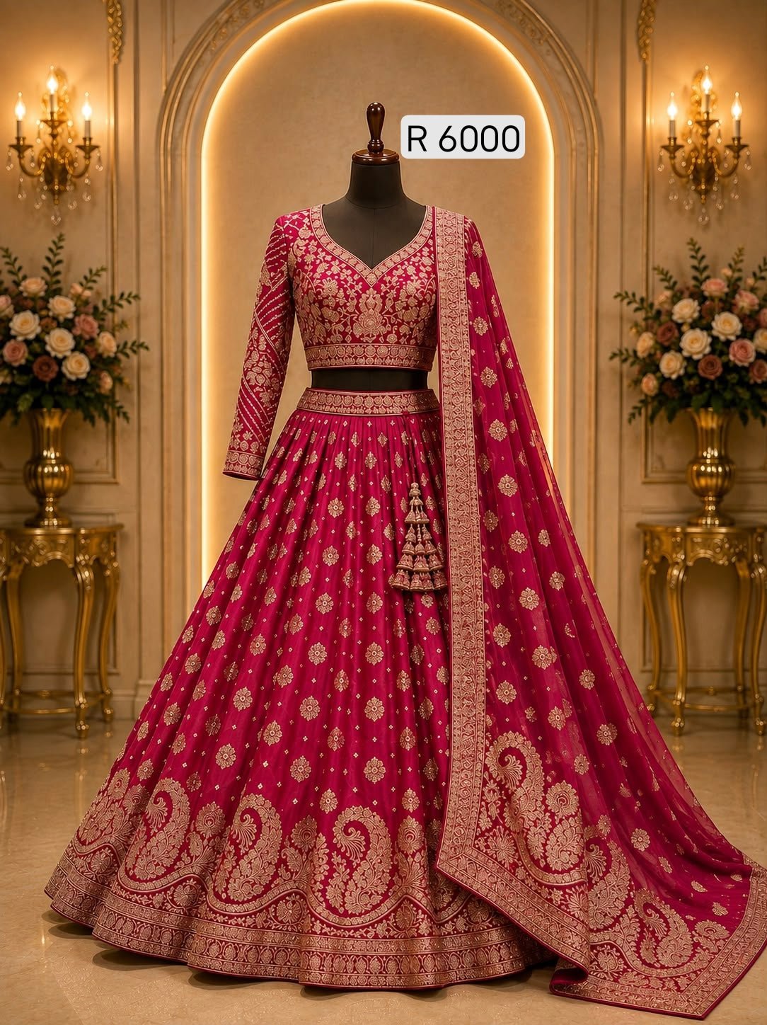 Exclusive Silk Embroided Beaded DL - Indian Dress House 786