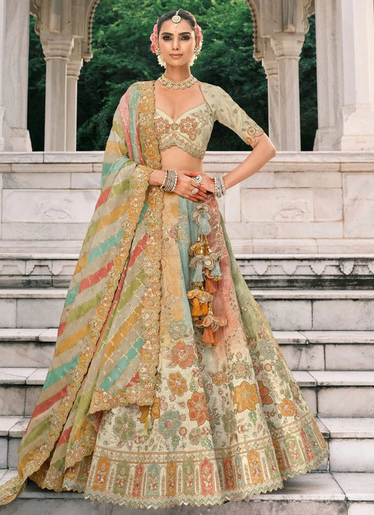 Exclusively Stunning Bridal Multi Color ABCL - Indian Dress House 786