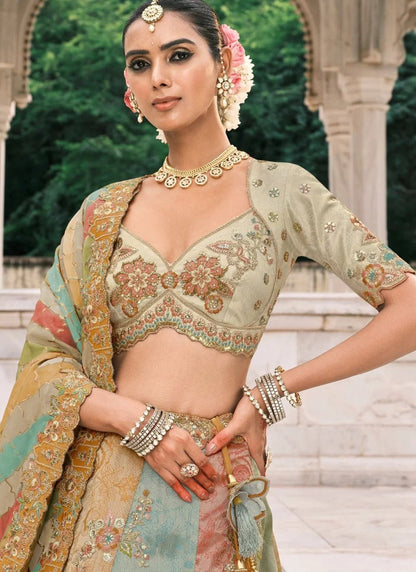 Exclusively Stunning Bridal Multi Color ABCL - Indian Dress House 786