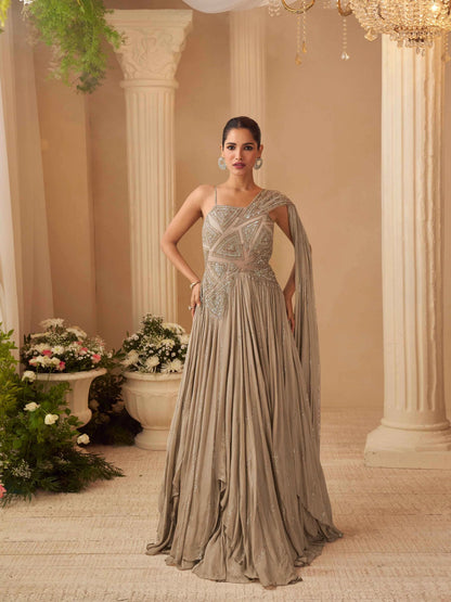 Exquisite Gold SYAG - Indian Dress House 786