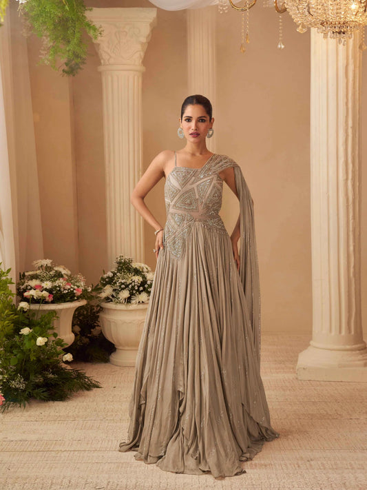 Exquisite Gold SYAG - Indian Dress House 786