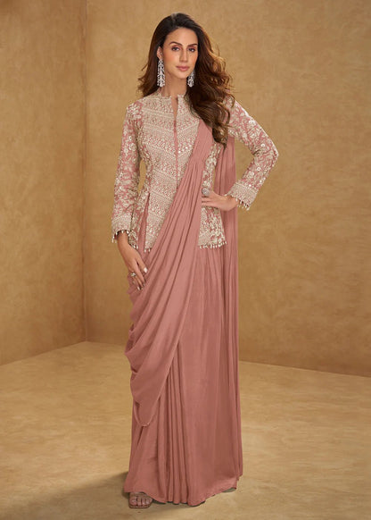 Exquisite Peachy GKM - Indian Dress House 786