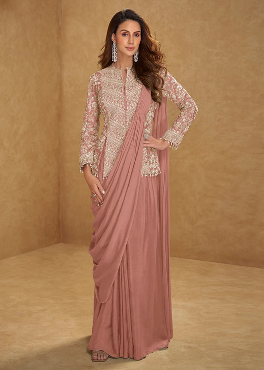 Exquisite Peachy GKM - Indian Dress House 786
