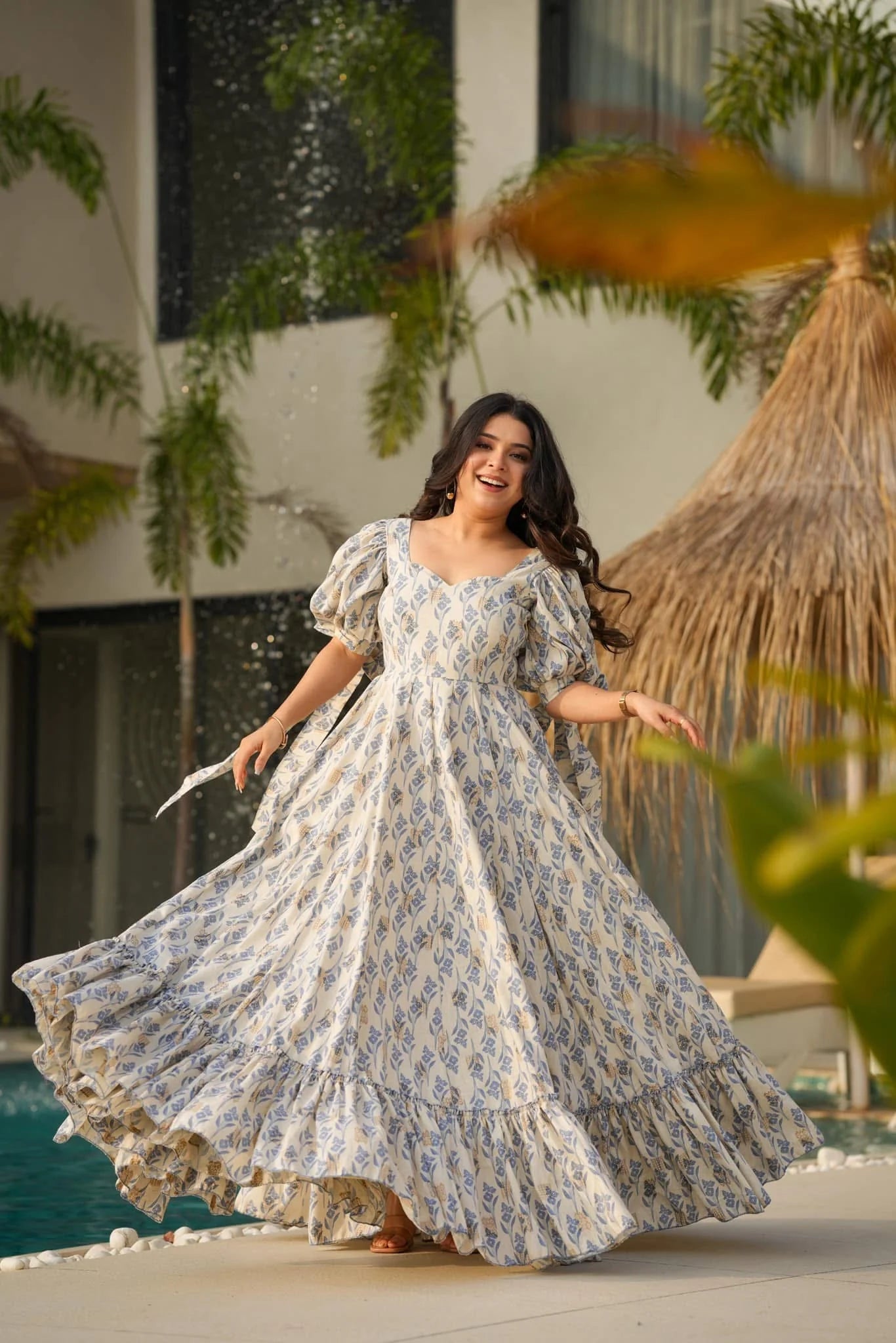 Floral Haze LC 11002 FVD - Indian Dress House 786