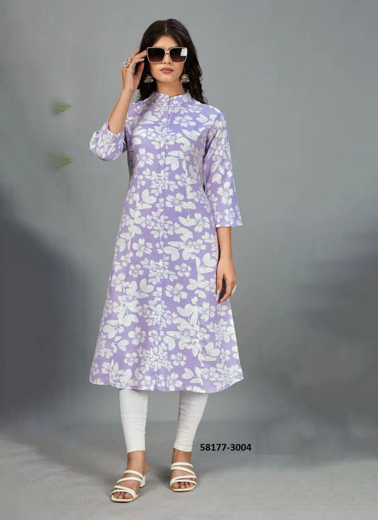 Floral Lavender BMH 3004 FVD - Indian Dress House 786
