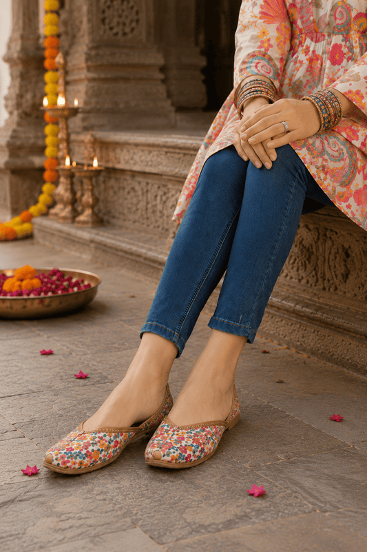 Floral Printed Multi Color JTS - Indian Dress House 786