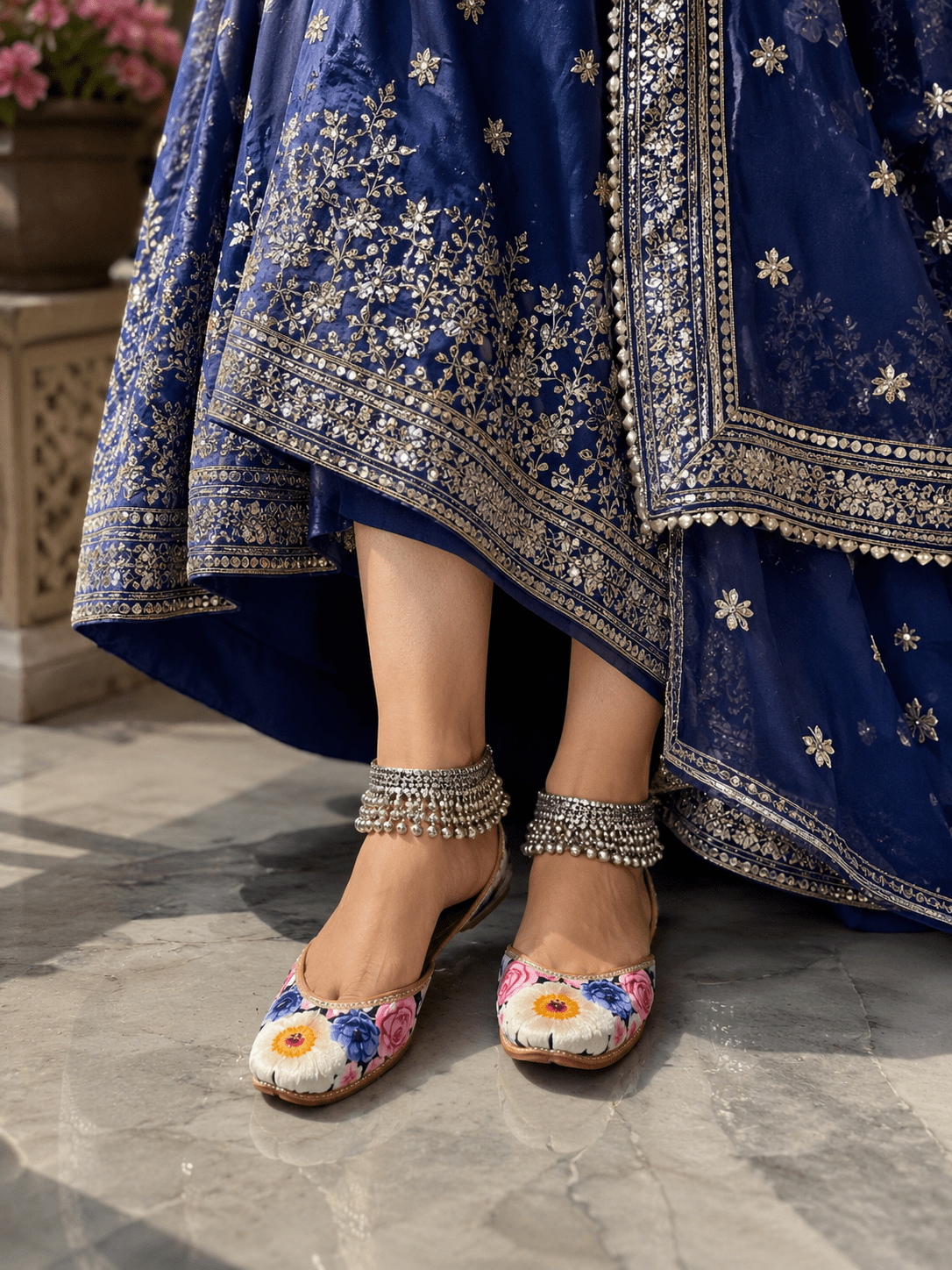 Floral Rose Multi Color Printed JTS - Indian Dress House 786