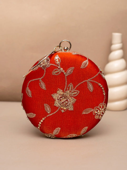 Free Floral Red CFB - Indian Dress House 786