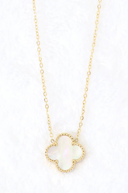 Free Gorgeous Clover Necklace JWY - Indian Dress House 786
