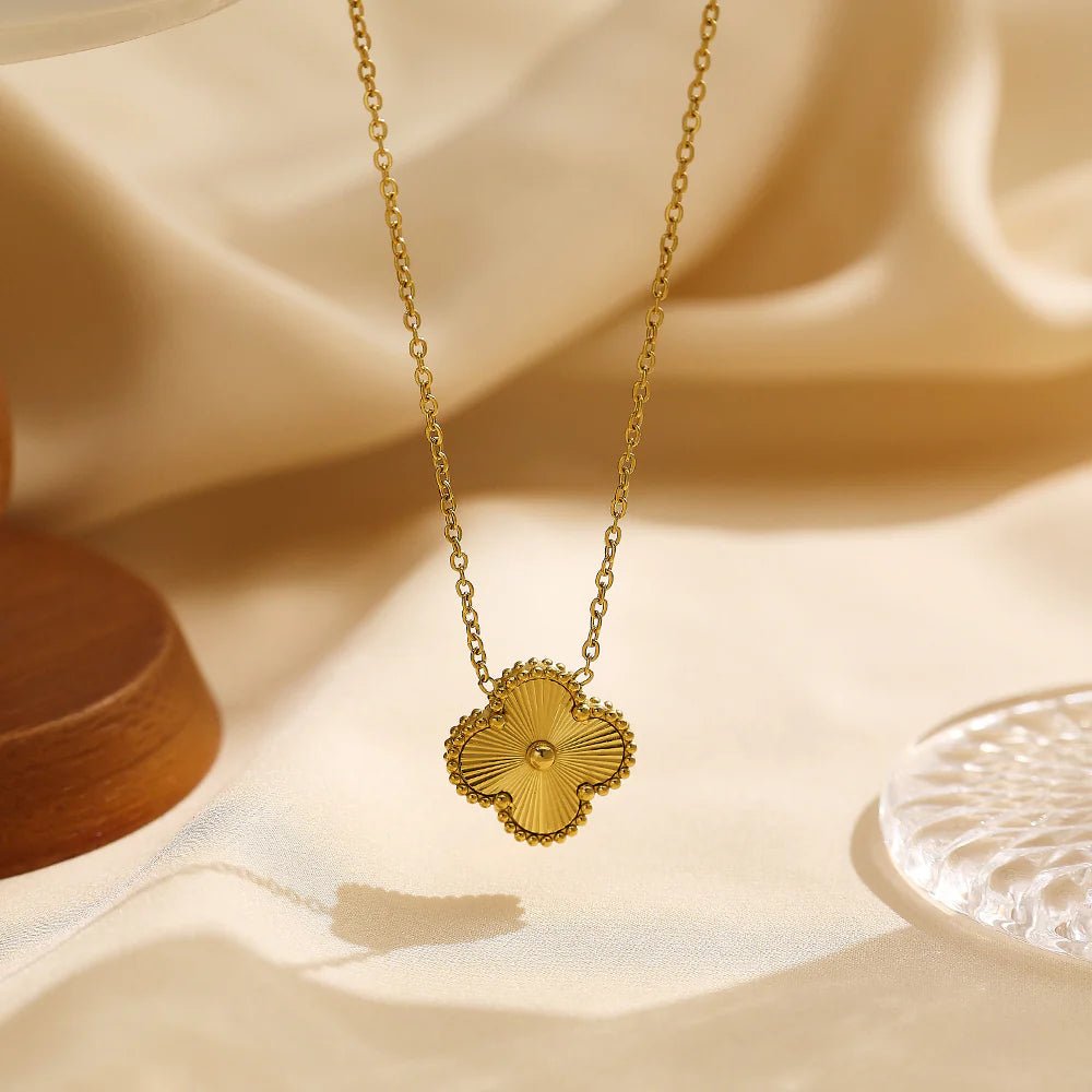 Free Gorgeous Clover Necklace JWY - Indian Dress House 786