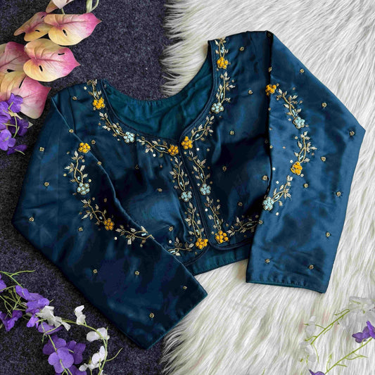 Glamorous Handcrafted Floral SBT - Indian Dress House 786