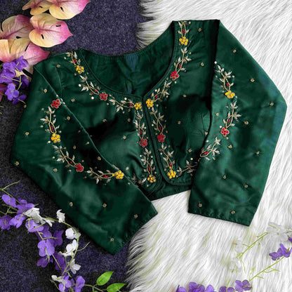 Glamorous Handcrafted Floral SBT - Indian Dress House 786