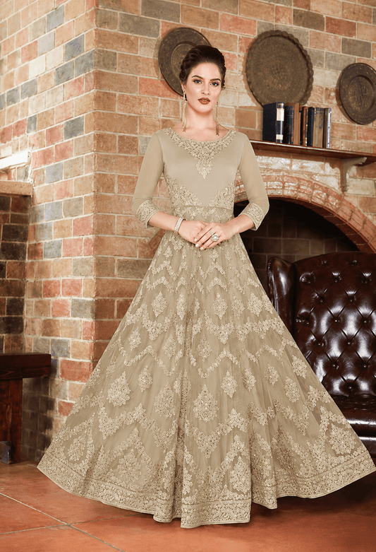 Gorgeous Beige Cream SWV PRL - Indian Dress House 786