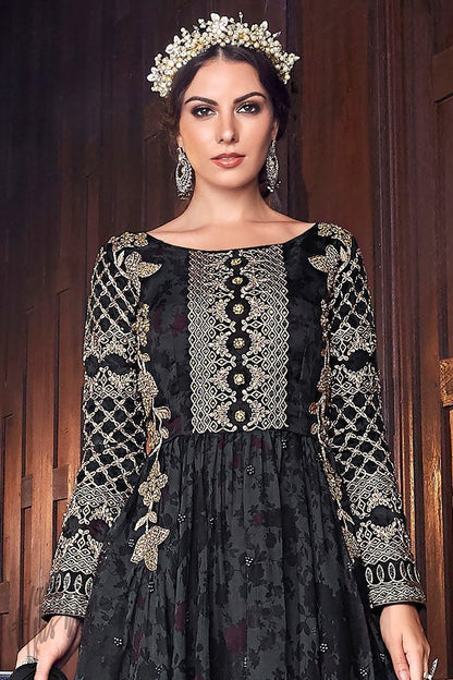 Gorgeous Black SWV PRL - Indian Dress House 786