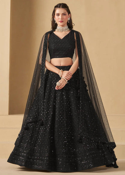 Gorgeous Black ZFL - Indian Dress House 786