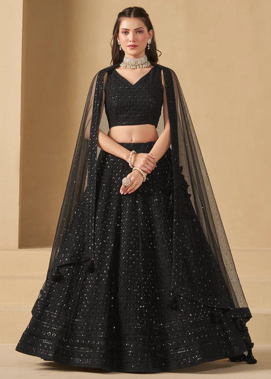 Gorgeous Black ZFL - Indian Dress House 786