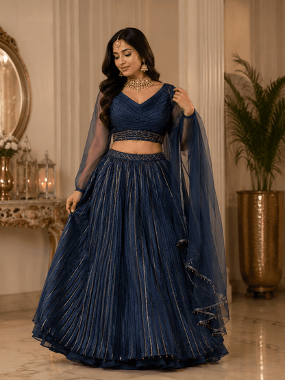 Gorgeous Blue SYL - Indian Dress House 786