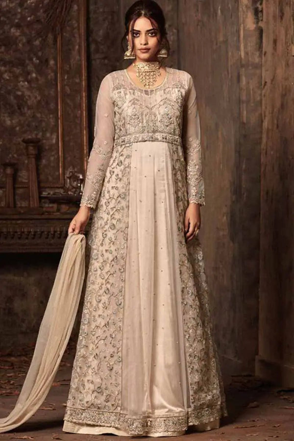 Gorgeous Cream MHA - Indian Dress House 786