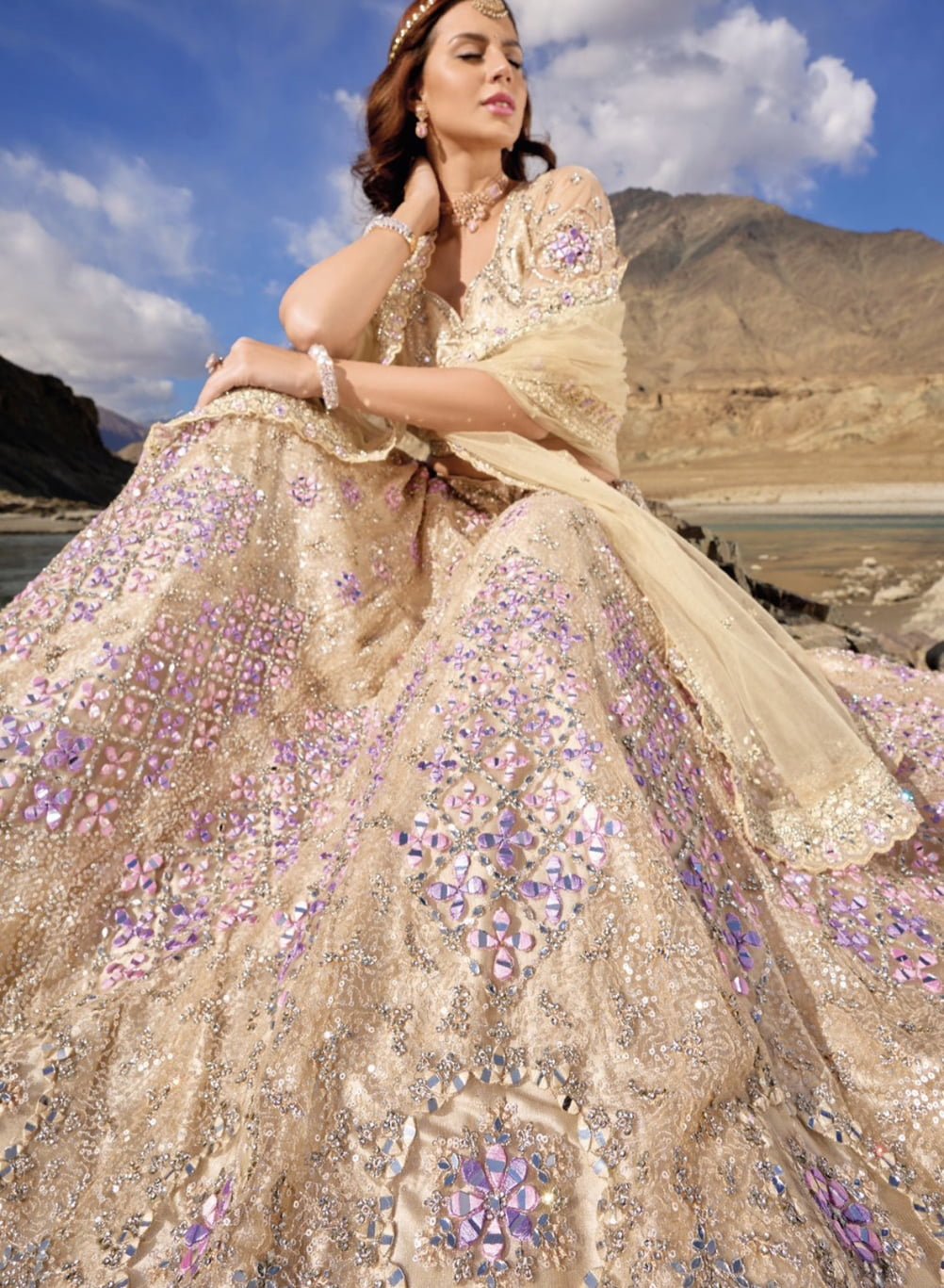 Gorgeous Cream MNL - Indian Dress House 786