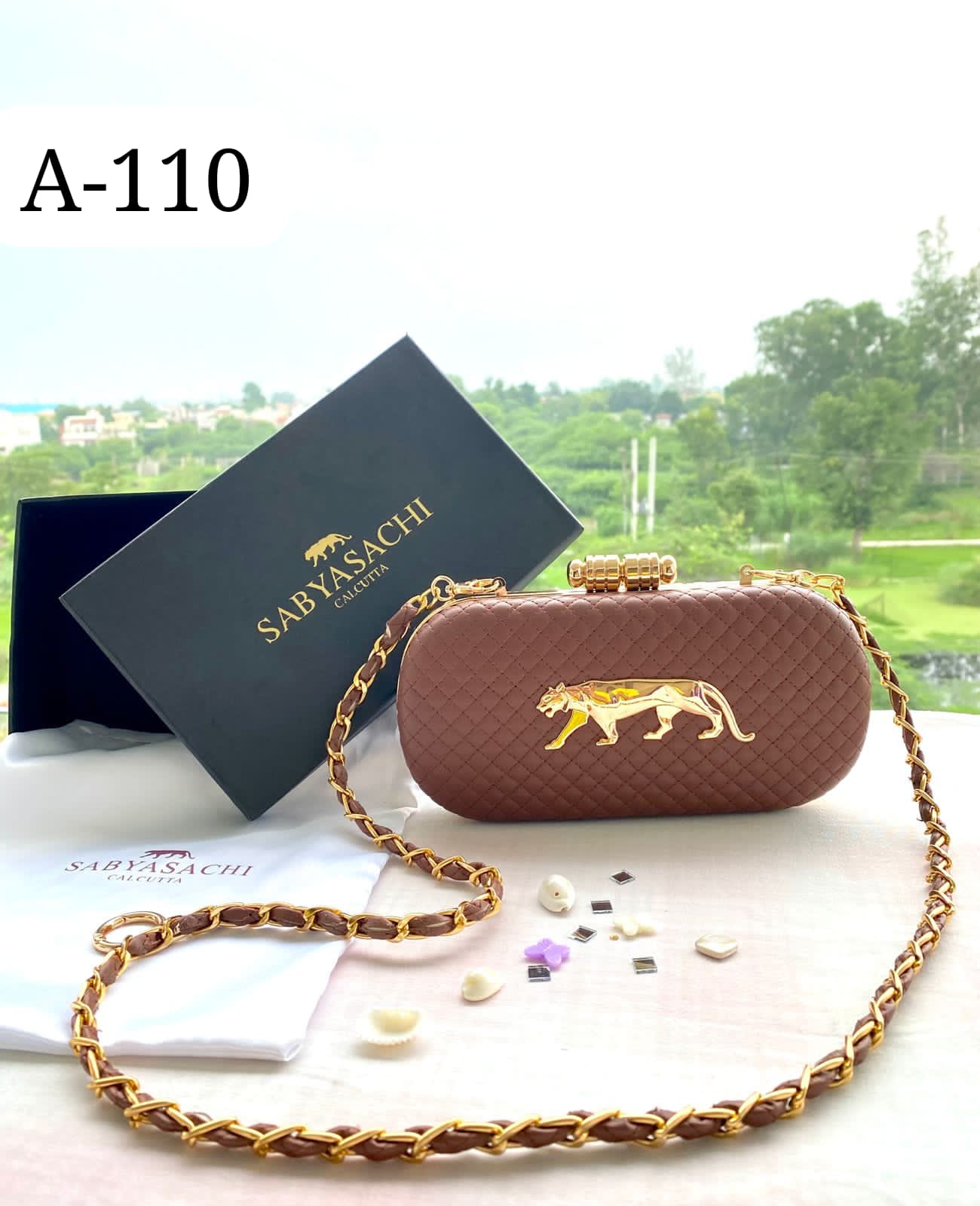 Gorgeous Dusty Rose Gold Sabya CFB - Indian Dress House 786