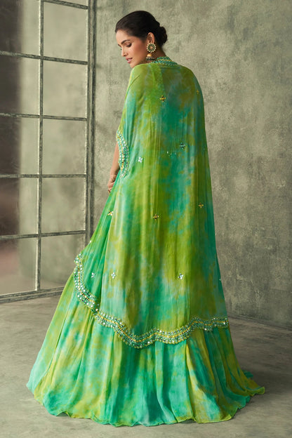 Gorgeous Dye Green SDW - Indian Dress House 786