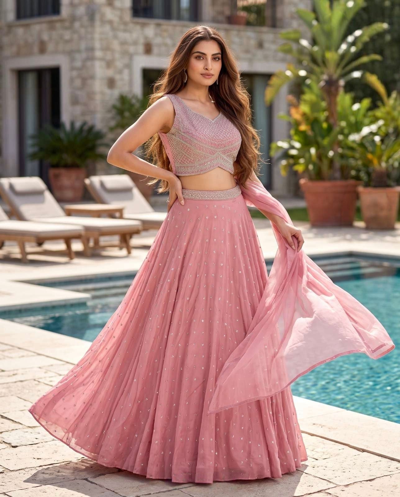 Gorgeous Elegant Simple SWL - Indian Dress House 786