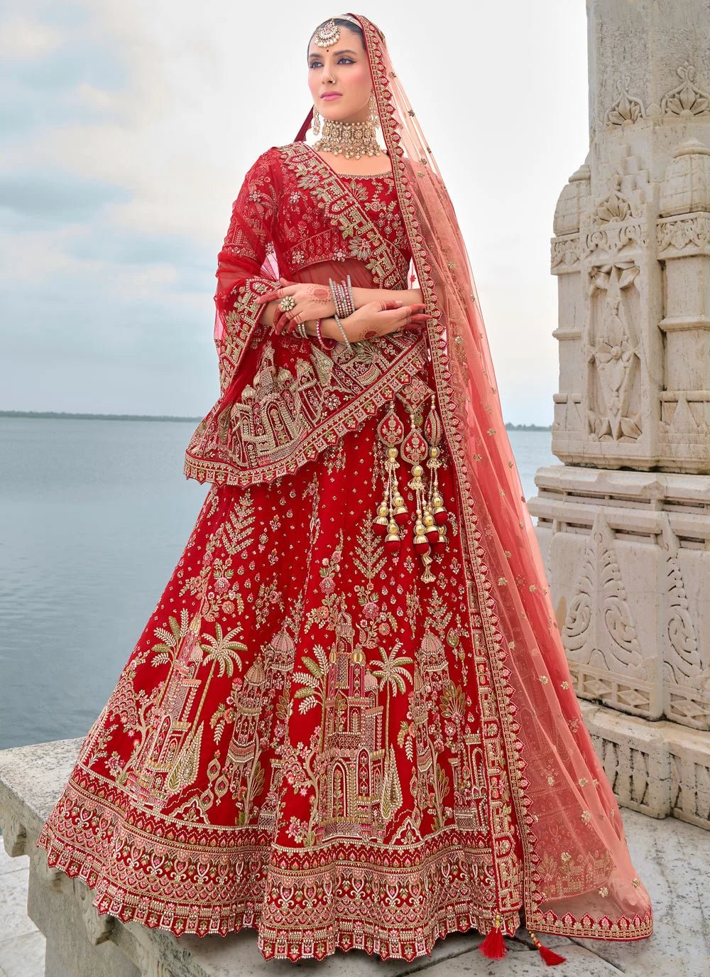 Gorgeous Floral Bridal ANARL - Indian Dress House 786