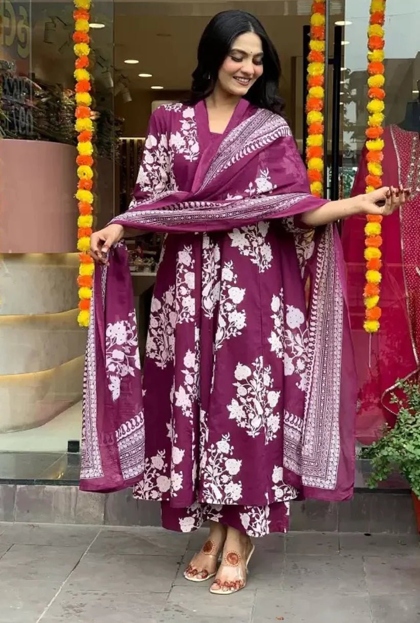 Gorgeous Floral DRV 268 FVD - Indian Dress House 786