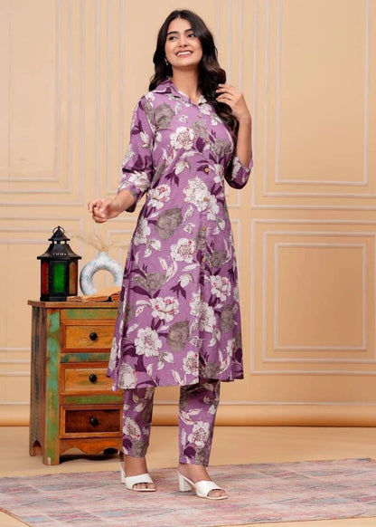 Gorgeous Floral DTB CO - ORD FVD - Indian Dress House 786