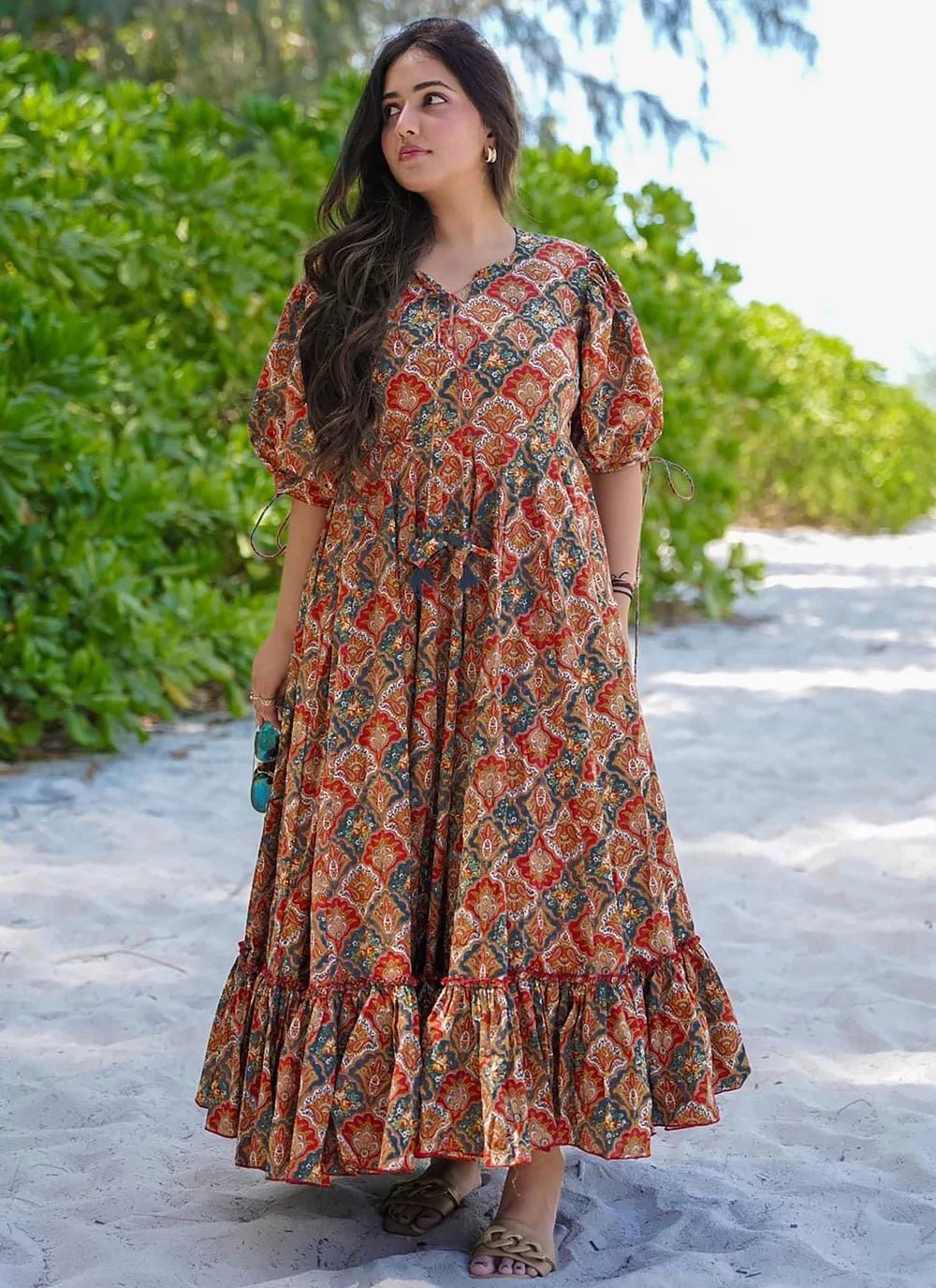 Gorgeous Floral LCL 204 FVD - Indian Dress House 786