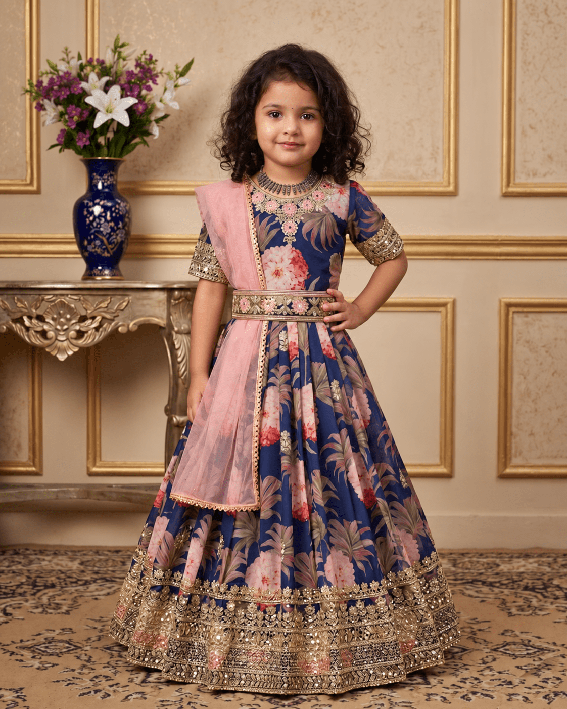 Gorgeous Floral MM Dress - Indian Dress House 786