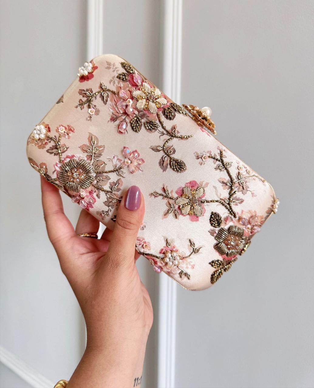 Gorgeous Floral Pastel Pink CFB - Indian Dress House 786